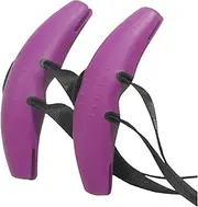 yuksok 2Pcs Exercise Handles Cable Machine Handles Pull up Handles Tranining Grip Handles for Pilates Triceps Strength Training Yoga, Purple