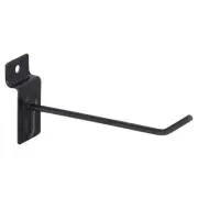60 Pcs Slat Wall Hooks 2" x 4" Metal Display Hooks for Garage Retail, Black