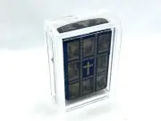 Auth ZIPPO 2007 Limited Edition "Ave Maria" 5-Sided Design Lighter Blue w Case