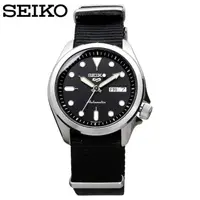 在飛比找momo購物網優惠-【SEIKO 精工】尼龍帶自動上鍊防水錶(SRPE67K1)