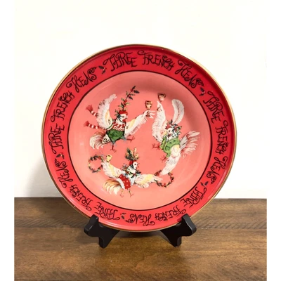 NWT: Anthropologie - 12 Days of Christmas, Three French Hens Appetizer Plate