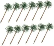 Simulated Landscaping Tree 12pcs Plastic Fake Trees for Micro Landscape Decor