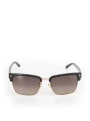 Black Gradient Square Frame Sunglasses