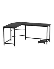 [Artiss] L-Shaped Computer Desk in Black
