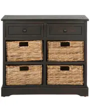 Safavieh Herman Storage Unit with Wicker Baskets
