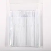100Pcs Dental Swabs Disposable mini Applicator Brush Stick 2.5mm white