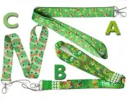 FROG Lanyards ~ KERMIT Muppet Green Froggy ~ ID Badge USB Keychain Neck Strap