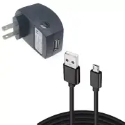 6ft USB Home Charger Cable Power Adapter Cord Wall AC Plug for Cell Phones
