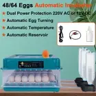 48/64 Egg Incubator Fully Automatic Digital Led Turning Chicken Eggs Poultry AU