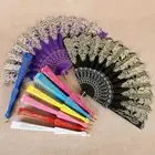 DecorationTool Folding Hand Held Fan Dance Fan Folding Fan Photo Prop Tool