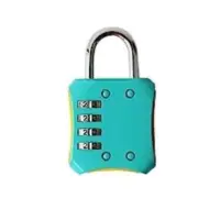 Padlock 4 Digit Combination Lock Heavy-Duty Keyless Resettable Security Solution