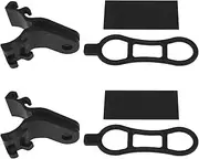 2pcs Bike Handlebar Flashlight Holder Bicycle Torch Bracket Clip Clamp Bicycle Torch Holder Adjustable Bike Flashlight Bracket Bike Flashlight Mount Accessories