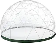 Outdoor Greenhouse Dome Igloo Tent, Backyard Garden Patio Plastic Bubble Houses Gazebo（Only Transparent Cover Without Tent Frame）