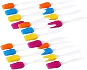 Luxshiny Silicone Basting Brush for Cooking Set of 20 BBQ Pastry Brush Safe for Baking Grilling Random Color