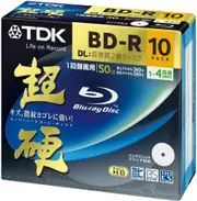 10 TDK Blu-ray BD-R 6x 50GB inkjet printable - High Capacity Blu ray Disc