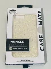 (1) NEW Case-Mate Twinkle Gold Phone Case for iPhone 8 Plus, 7 Plus, 6s Plus, 6+
