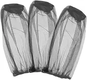 POPETPOP 3pc Mosquito Net Mesh Face Neck Fly Netting Hood from Bugs Gnats No See Net for Outdoor Beekeeping Fishing Equipment, YZ4091100FV939N