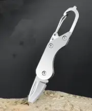 New Mini Pocket Keychain Folding Blade Knife Outdoor Travel Camping EDC Knife