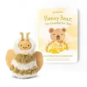 Slumberkins Honey Bear Board Book & Bee Mini | Teach Kids Gratitude & Support...