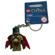 Lego # 850602 Chima series minifigure key chain Cragger New