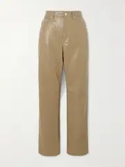 [NANUSHKA] NANUSHKA - + Net Sustain Vinni Cropped Okobor Straight-leg Pants - Army green - medium medium Green