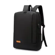 15.6 inch USB Chargering Backpack Large Capacity Outdoor Waterproof Business Laptop Bag BLACK COLOR
