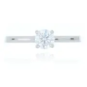 A&S Engagement Collection Platinum 0.50ct diamond solitaire ring