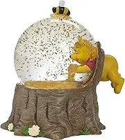 The Pooh Bear Musical Snow Globe, for The Love of Hunny - Resin/Glass - Collectible Birthday Gift, Holiday Present