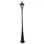 Mayfair Standard Outdoor Garden Post Light, Antique Bronze