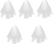 [VALICLUD] Bridal Veil Elegance Bride Wedding Veil White Wedding Dress Short Wedding Dress Lace Mantilla Pearl Wedding Veil Ribbon Bride Veil Bride Hair Accessories Mesh