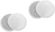Zerodeko 2sets Wet Dry Mop Pads Head Reusable Cleaning Pads for Steam Cleaners S7000amz S7001 S6002eu 2pcs*2