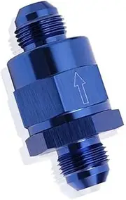 Aeroflow AF612-08 Check Valve Inline -8an Blue / One Way Valve