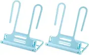 Qianly Shoe Holder for Kids in Bathroom, Dormitory, and Entryway, Blue, as described