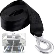 20 Feet Trailer Winch Strap with Safety Snap Hook Breaking Strength Heavy Duty Boat Winch Strap, Marine Boat Winch Strap, Trailer Strap Replacement for Towing Vehicles Boats Trailer