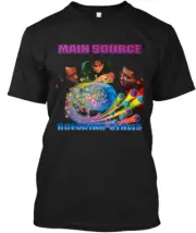 Main Source Breaking Atoms American Hip Hop Musical Group Logo T-Shirt S-5XL