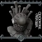 CLOCKWORK OVERSEER - Miniature - All Sizes | Dungeons and Dragons | Pathfinder