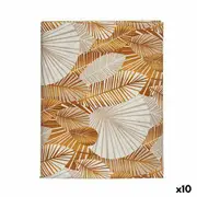 Tablecloth Thin Canvas Anti-stain Sheets 140 x 180 Cm Golden 10 Units