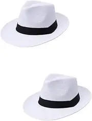 [Kisangel] 2pcs Simple Style Casual Cap for Men Lightweight Sun Hat for Outdoor Activities Travel