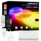 RGB COB LED Strip Light 32.8ft/10m,Color Changing Dimmable Super Bright Strip...