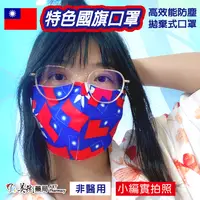 在飛比找樂天市場購物網優惠-BNN MASK 高效防塵拋棄式口罩 國旗款 平面/立體 5