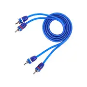 NEW SKAR AUDIO 3 FT 2-CHANNEL TWISTED PAIR AUDIOPHILE GRADE INTERCONNECT CABLE