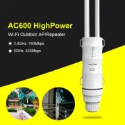 5G AC600 Outdoor Wireless WiFi Range Extender Dual Band Router Repeater Booster