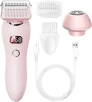 Womens Hair Trimmer - Portable Smooth Glide Electric Epilator - Body Hair Trimmer, Versatile Face Shaver, Bikini Trimmer, Women Clippers for Private Area