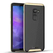iPaky Slim Anti Fingerprint PC &amp; TPU Protective Case For Samsung Galaxy A8 Plus 2018 32 GOLD