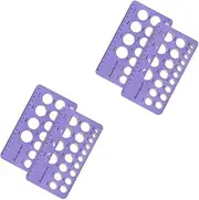 Byttlerom Flange Silicone Nipple Ruler Flange Size Nipple Measuring Ruler Nipple Soft Silicone Flange Sizer, Breast Pump Size Tool