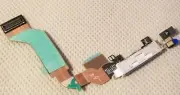 Apple OEM Charge Port Dock Connector Flex Cable - iPHONE 4S A1387 A1431 - WHITE