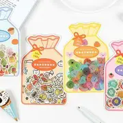 Cartoon Stickers (Various Designs) Pink Bag - One Size