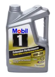 Mobil 1 0w20 EP Oil 5 Qt Bottle Dexos - MOB120903-1