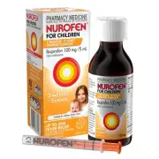 Nurofen For Children 3months - 5years Pain and Fever Relief 100mg/5mL Ibuprof...