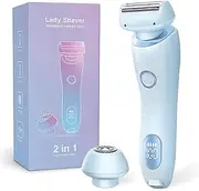 Dusk the Glide Pro 3.0 | Dusk Official Razor | Cordless Ladies Shaver, Lady Razors For Legs, Arm, Underarms, Bikini, Duskofficial Usb Rechargeable Trimmer Wet & Dry Waterproof Razor For Woman (Blue)
